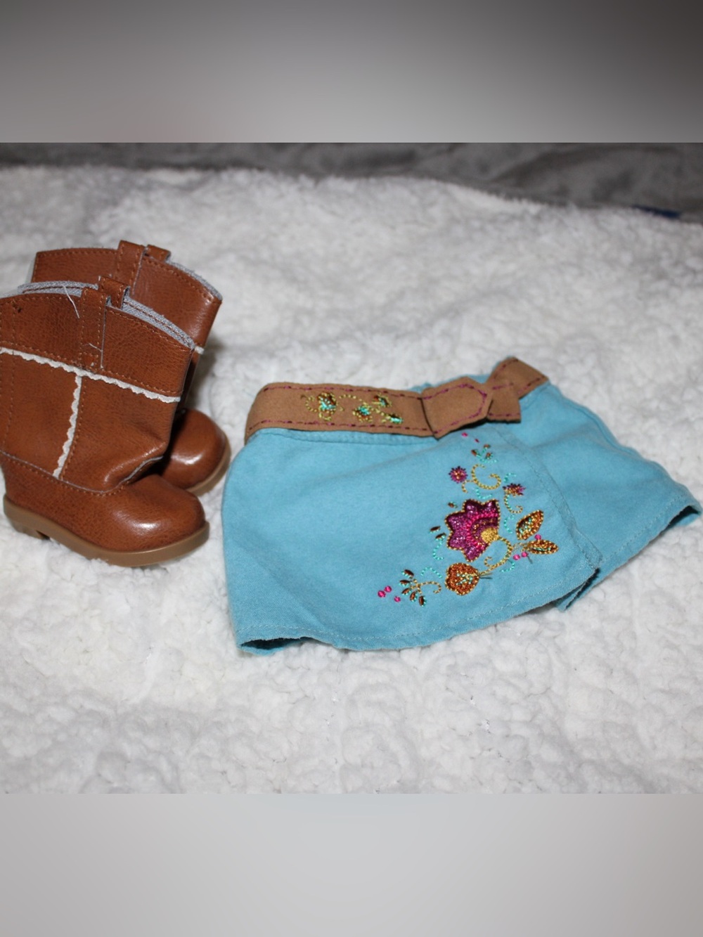 American girl doll Nikki skirt and boots